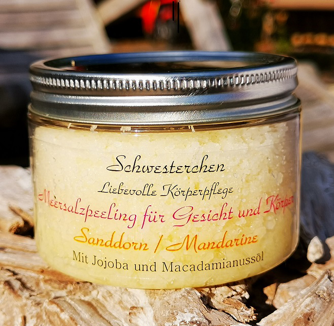 meerslzpeel_sandrnmandrin Meersalzpeeling Sanddorn mit Mandarine